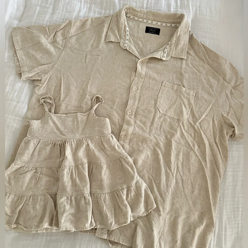 Daddy & Daughter Matching Linen Set - Picture 1 of 4
